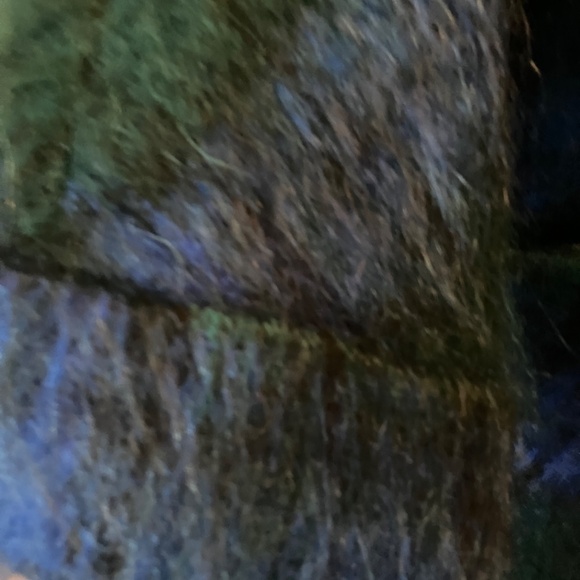 Authentic Scottish Tartan Mohair Coat with Scarf - Picture 5 of 11